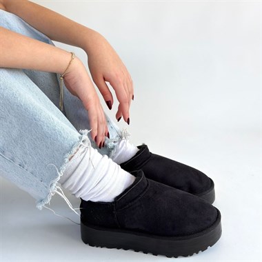 Mitay Süet Bot -Siyah