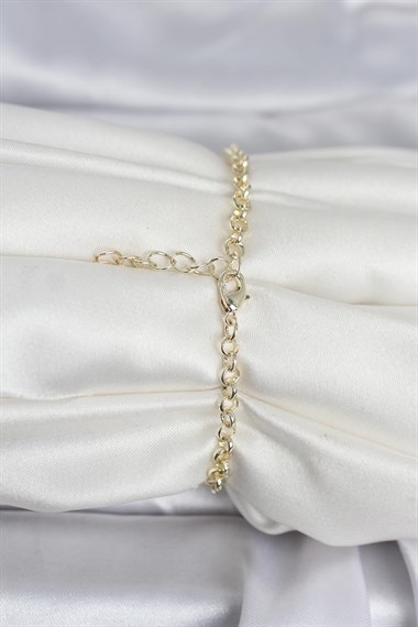 Pirinç Gold Renk Nazar Model Kadın Bileklik