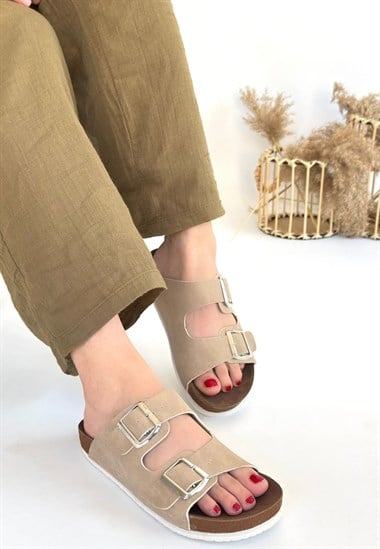 Rıno Nubuk Terlik -Ten