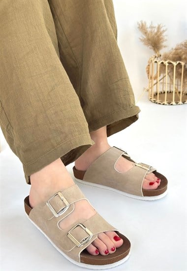 Rıno Nubuk Terlik -Ten