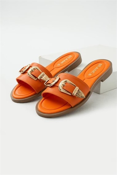 Sene Cilt Terlik -Turuncu