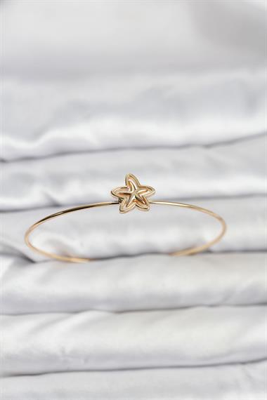 Yıldız Model Gold Renk Bileklik
