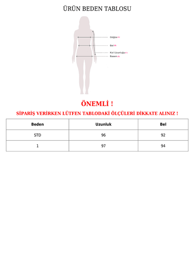 Bağcık Detaylı Salaş Fitilli Pantolon -Pudra