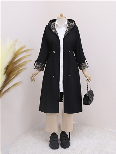 معطف واقٍ من المطر مبطن ومبطن - عام