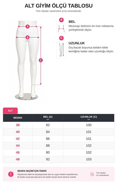 Beli Bağcıklı Double Bol Paça Pantolon -Bej