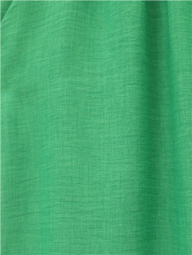 بنطال كاجوال بخصر مطاطي وجيبين - أخضر