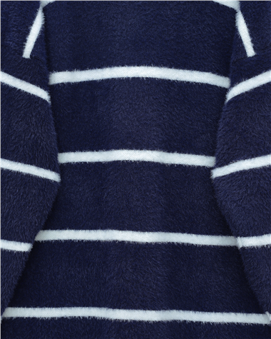 Çizgili Salaş Sakallı Triko Tunik -Laci