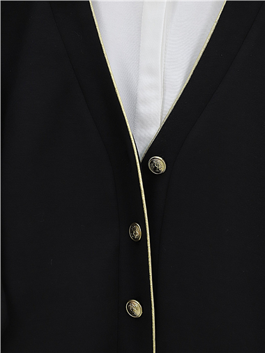 Düğmeli Biyeli Oysho Hırka -Siyah