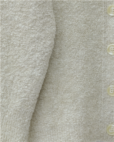 Düğmeli Salaş Triko Hırka -Taş