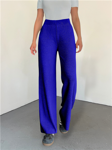 Fitilli Triko Pantolon -Saks