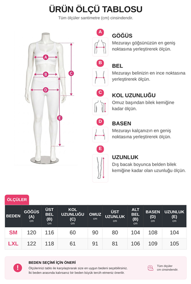İçten Bağlamalı Tunik Bol Paça Pantolonlu Takım -Laci