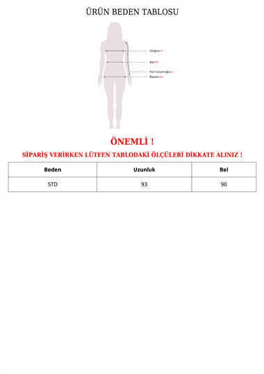 Karışık Desen Beli Lastikli Asimetrik Kesim Astarlı Tül Etek -Laci