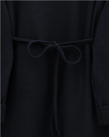 Kolu Katlı Beli Bağlamalı Yırtmaçlı Kaşkorse Tunik -Laci