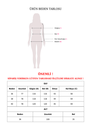 Körüklü Cepli İkili Keten Takım  -Bej