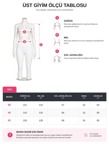 Omuz Fırfırlı Robası Dantel İşlemeli Poplin Tunik    -Taş