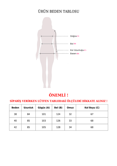 Omuz Fırfırlı Robası Dantel İşlemeli Poplin Tunik  -Gri