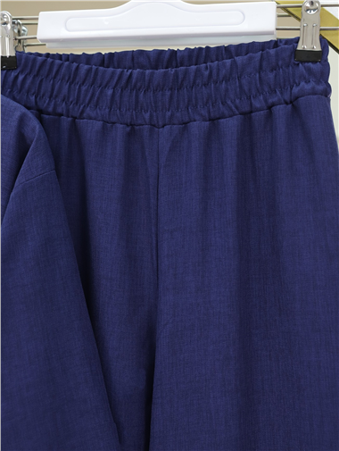 Önden Bağlamalı Pantolonlu Kimono Takım -Laci