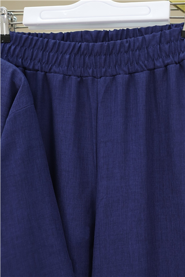 Önden Bağlamalı Pantolonlu Kimono Takım -Laci
