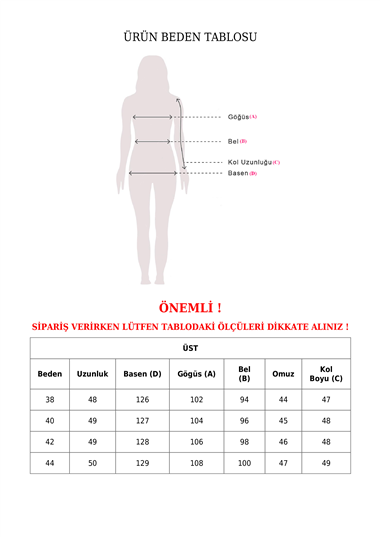 Önü Bağlamalı Etekli Krinkıl Takım  -Bej