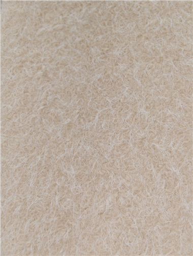 Önü Bağlamalı Kırçıllı Kaşe Ceket -Bej