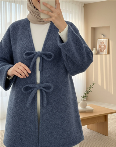 Önü Bağlamalı Sakallı Kimono -Laci