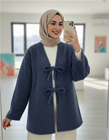 Önü Bağlamalı Sakallı Kimono -Laci