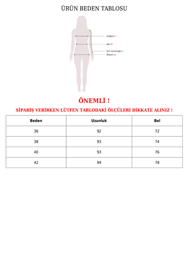 Önü Çift Kat Beli Yandan Bağlamalı Kot Etek -K.Laci