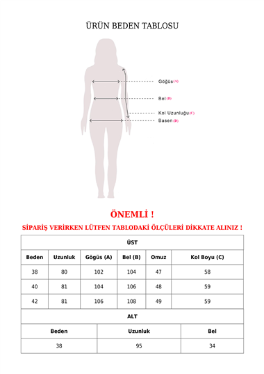 Robadan Büzgülü Dantel İşlemeli Keten Takım   -Açık Kahve