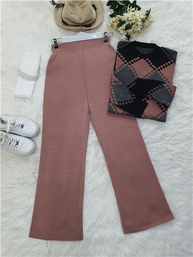 بنطلون تريكو فضفاض - داستي روز