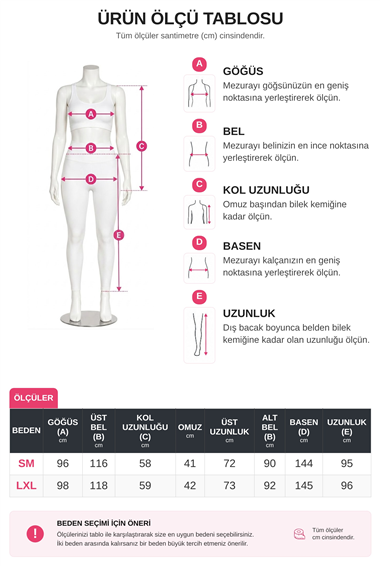 Taşlı Düğmeli Kolu Lastikli Double Pantolonlu Takım  -Laci