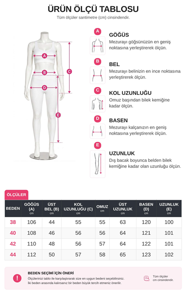 Top Düğmeli Kemerli Etekli Ayrobin Takım -Bej