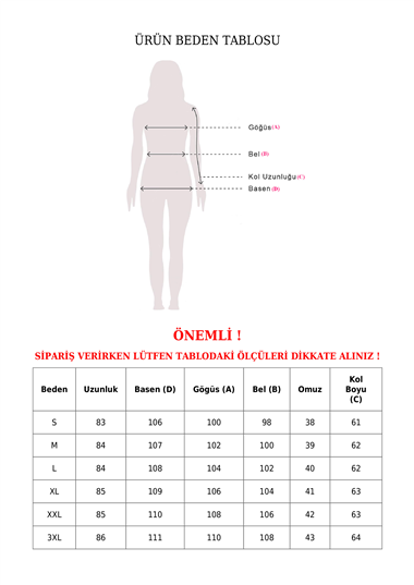 Uzun Düz Tunik Gömlek -Beyaz