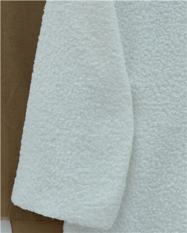 Yandan Bağlamalı Buklet Kimono   -Beyaz