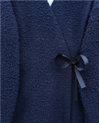 Yandan Bağlamalı Buklet Kimono   -Laci