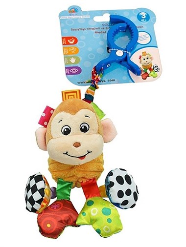 Sozzy Toys Titreşimli ve Çıngıraklı Hayvanlar - Maymun - SZY156
