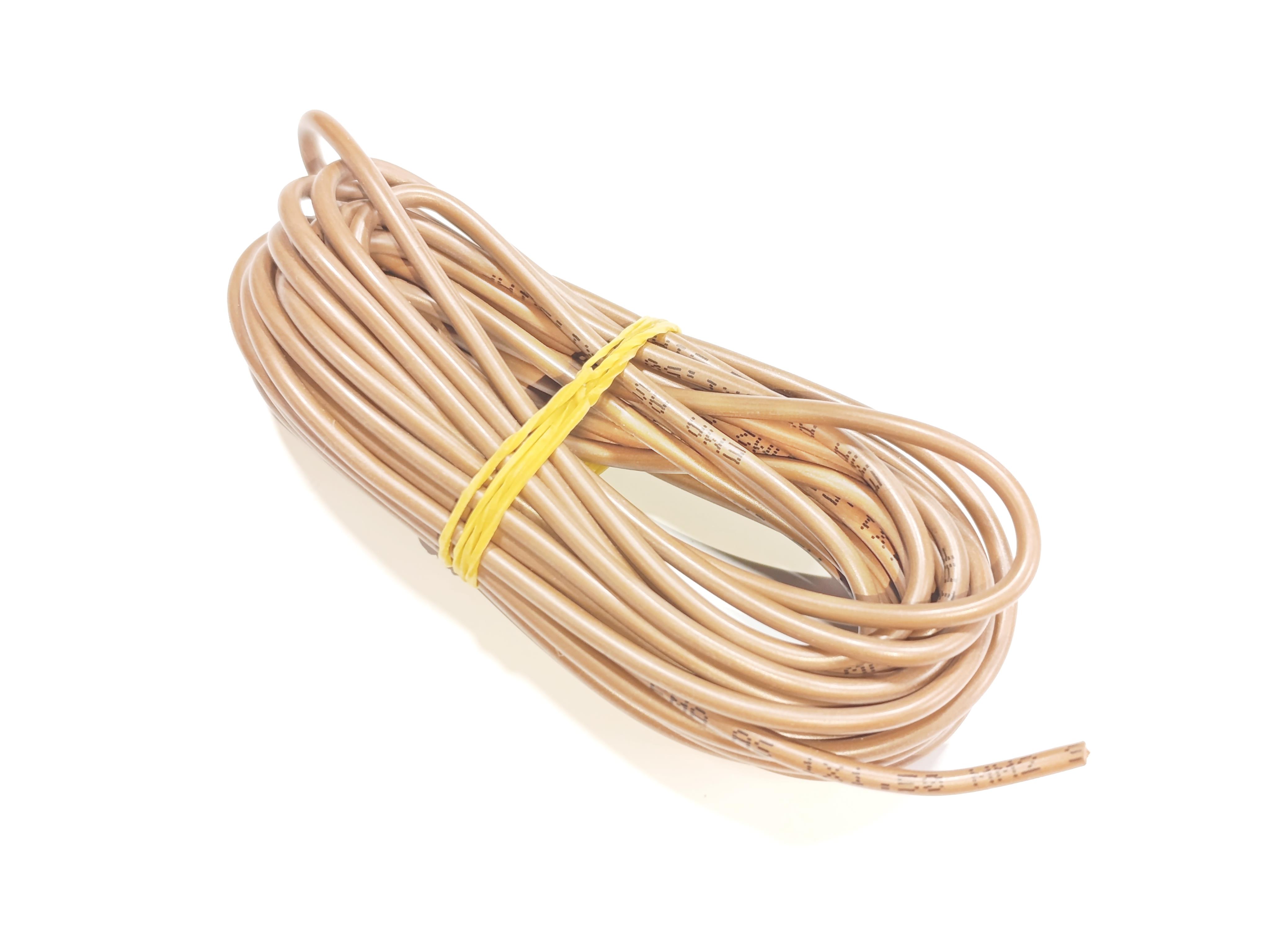 1,5mm 5metre Yanmaz Silikon Kablo TTR KAHVERENGİ Renk
