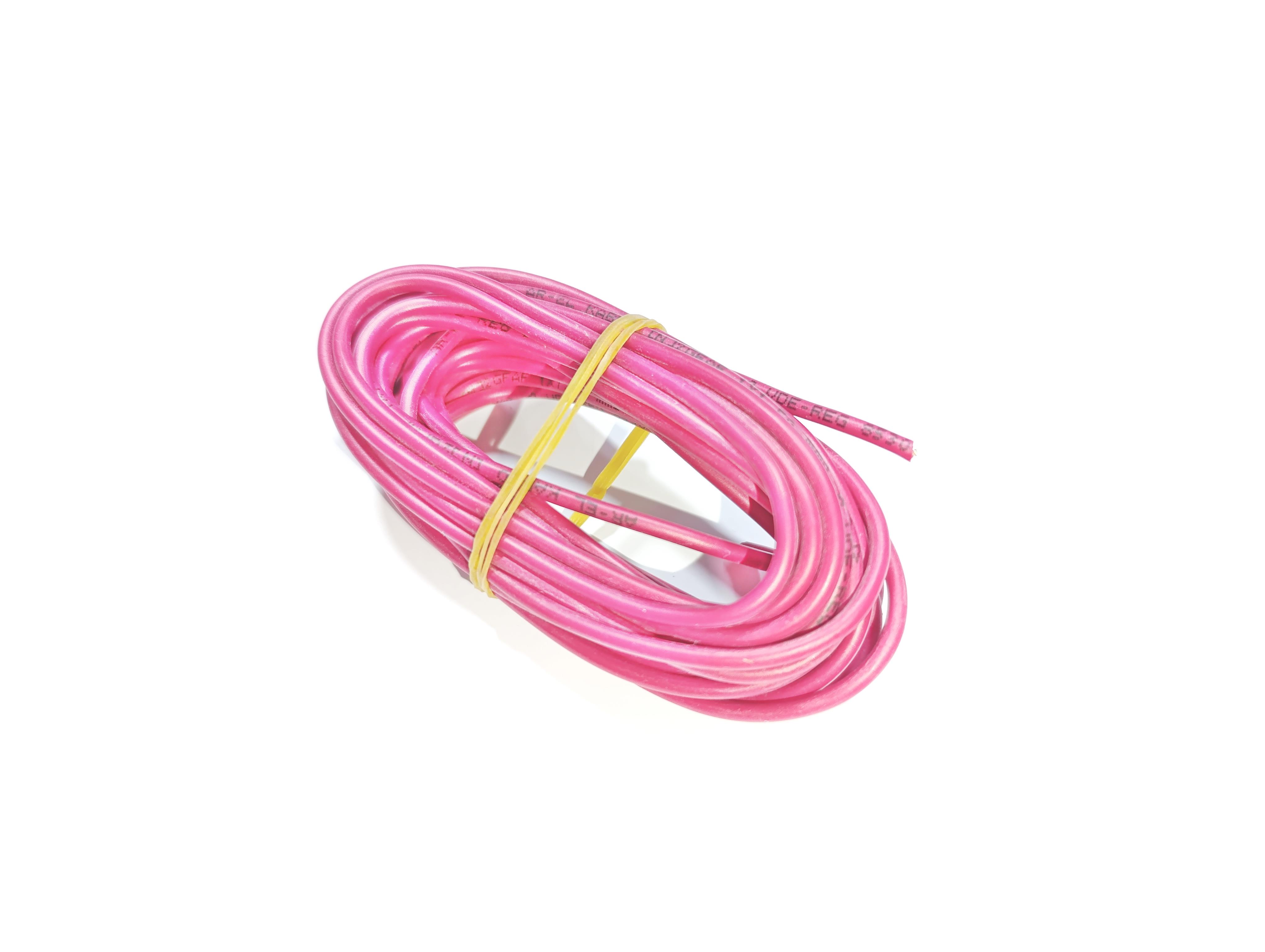 1,5mm 5metre Yanmaz Silikon Kablo TTR Kırmızı Renk