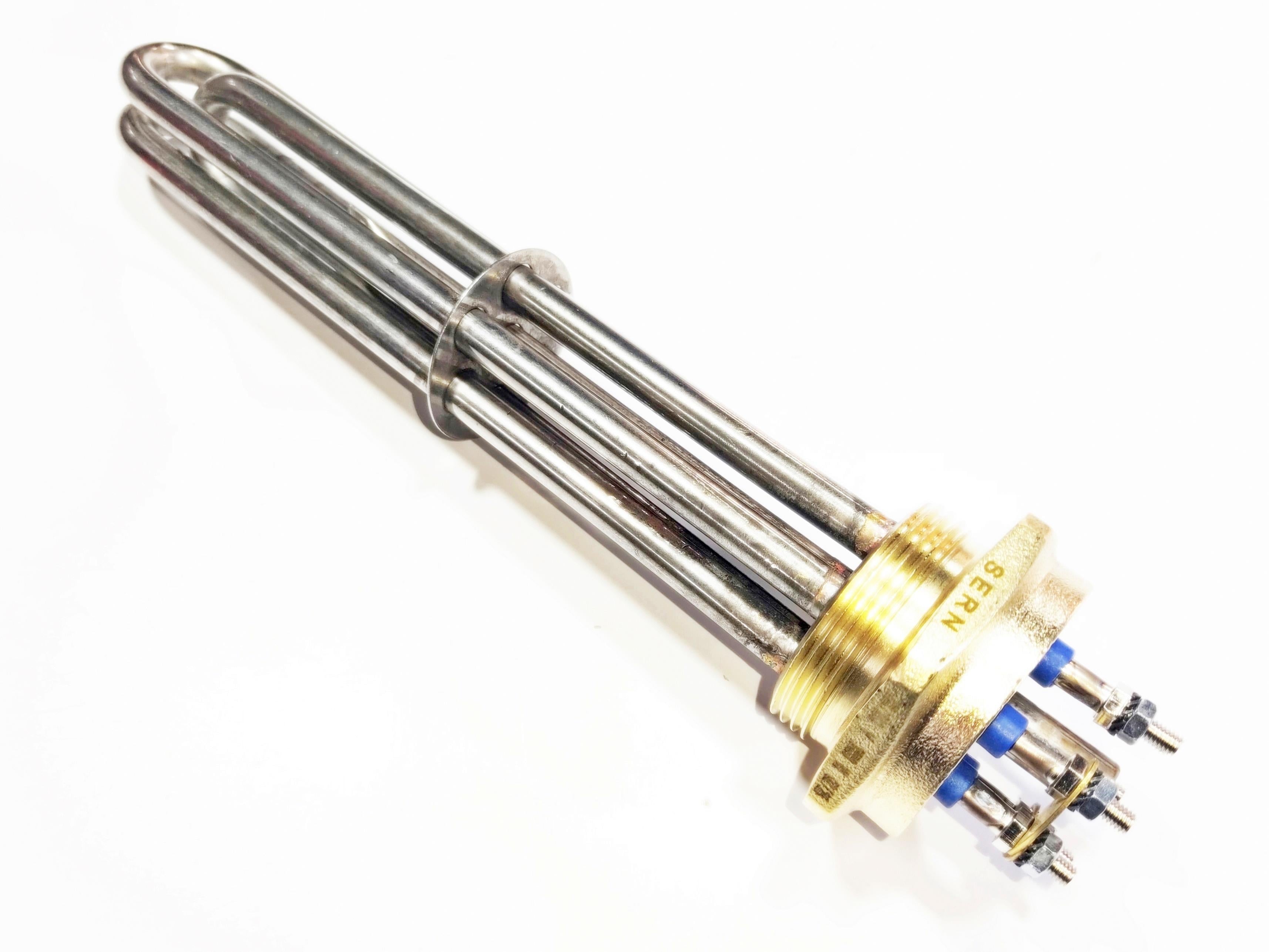 20cm 1,5 İnç 304CR 3000W 380V Trifaze Sanayi Isıtıcı Rezistansı