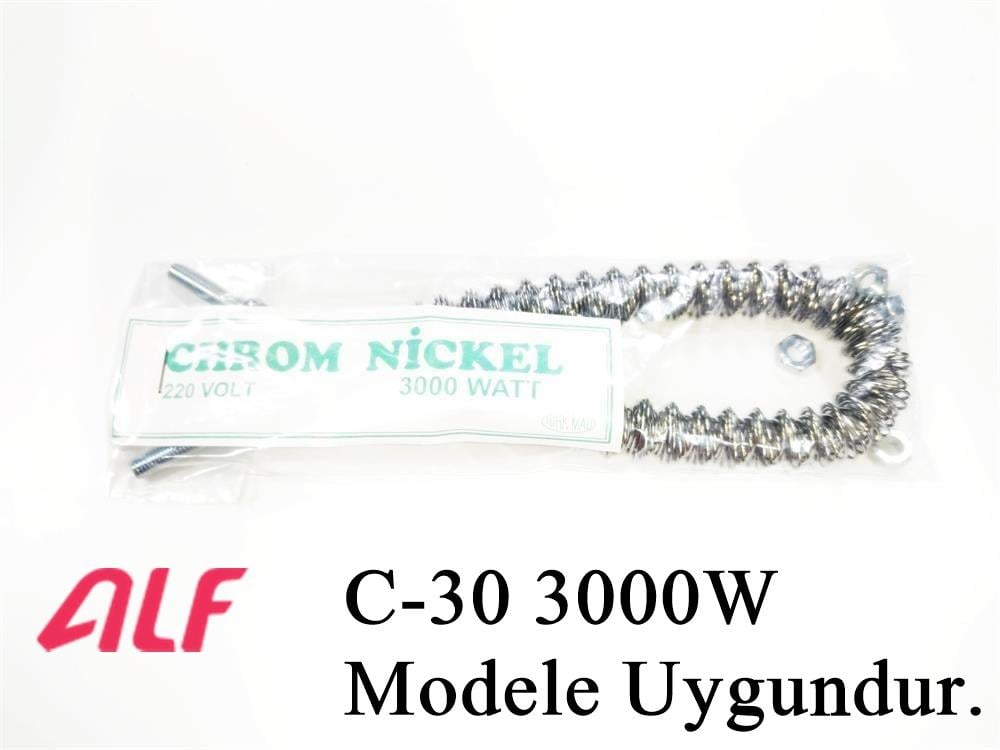 Alf C-30 Uyumlu 3000W İnfrared Soba Isıtıcı Rezistans Teli (Yatay) 