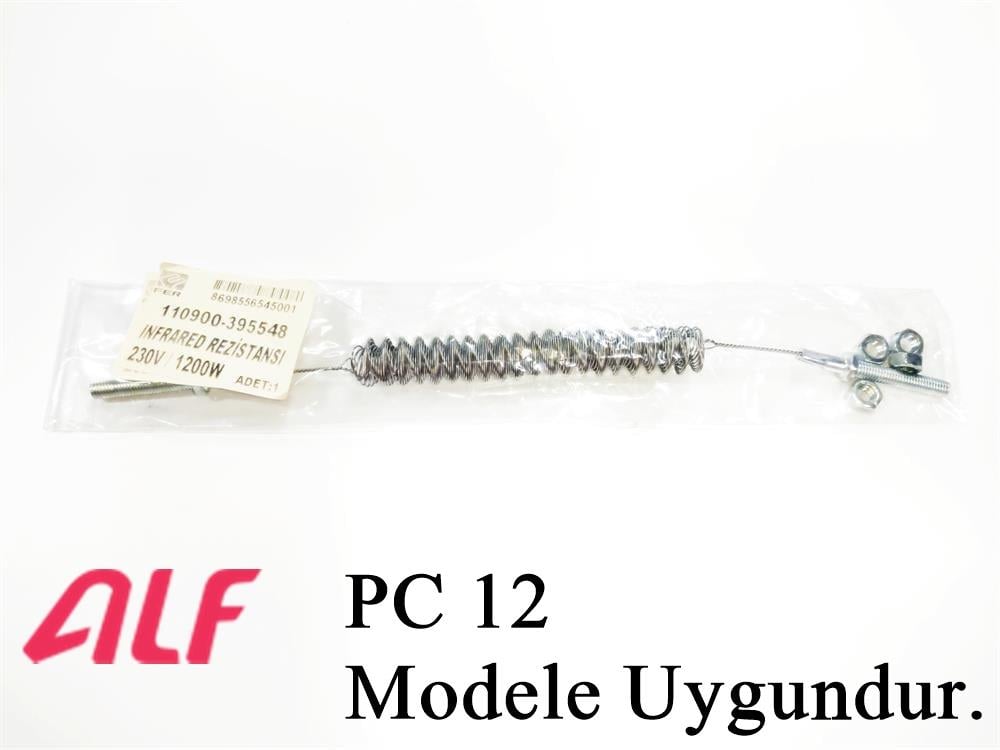 Alf PC-12 Modele Uyumlu 1200W İnfrared Soba Isıtıcı Rezistans Teli (Yatay)