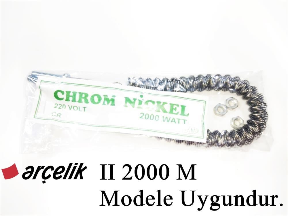 Arçelik II 2000 M Uyumlu 2000W İnfrared Soba Isıtıcı Rezistans Teli (Yatay)