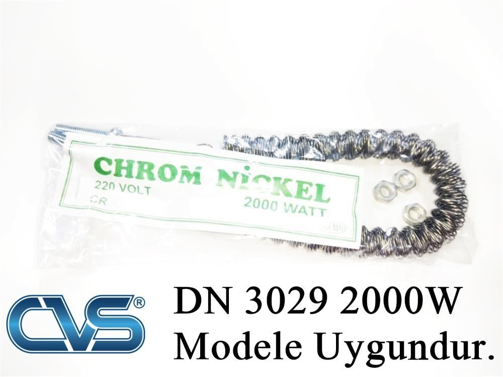 CVS DN 3029 2000W Uyumlu 2000W İnfrared Soba Isıtıcı Rezistans Teli (Yatay)