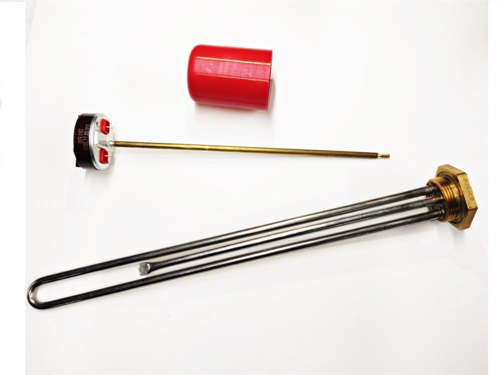 Güneş Enerji Isıtıcı Rezistansı 60cm Krom 3000W+Termostat+Kapak