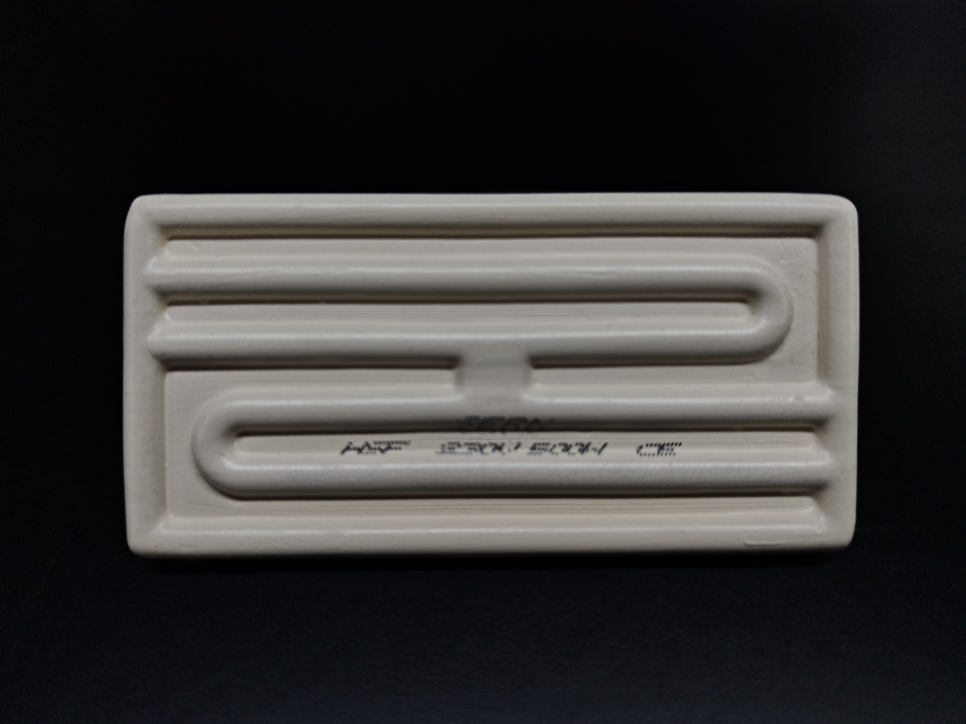 SERN 122x60mm 500W 230V Beyaz HSF Model Düz İnfrared Seramik Isıtıcı Rezistans