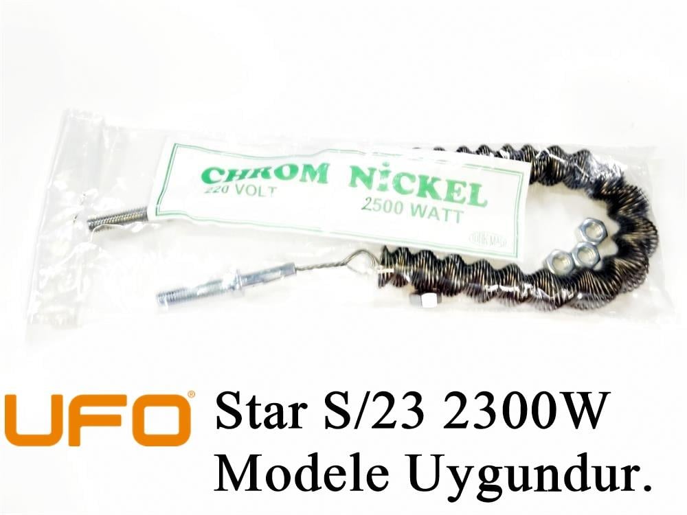 Ufo Star S/23 2300W Modele Uyumlu 2500W İnfrared Soba Isıtıcı Rezistans Teli (Yatay)