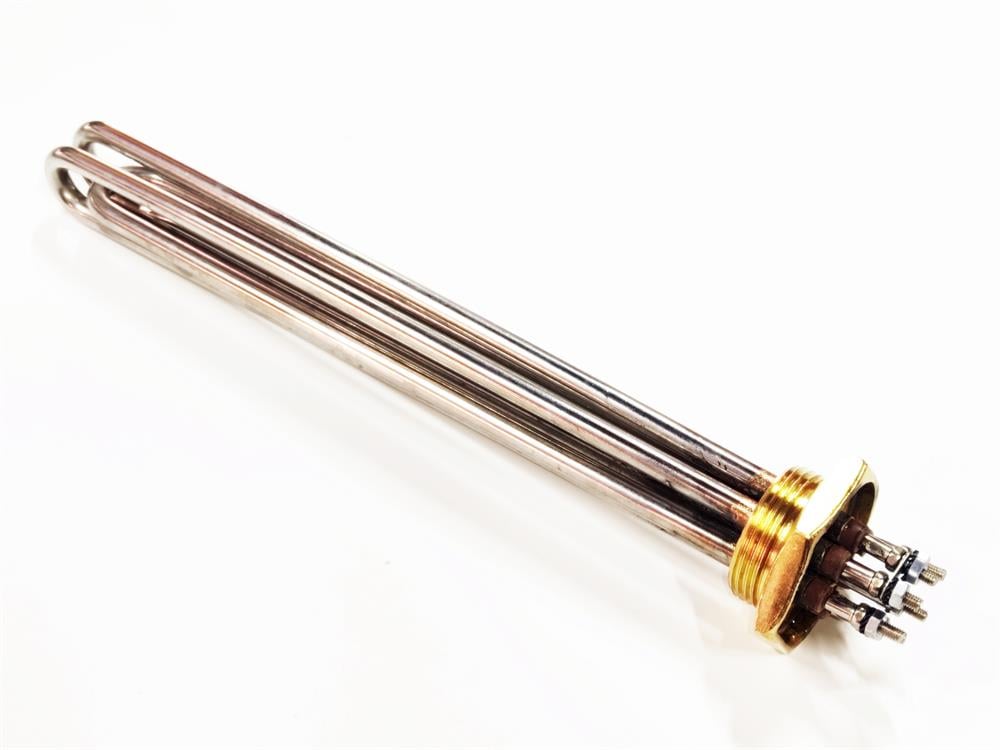 1 1/4 inc 304CR termovat ısıtıcı 380V trifaze 30cm 4,5KW(Termostatsız)