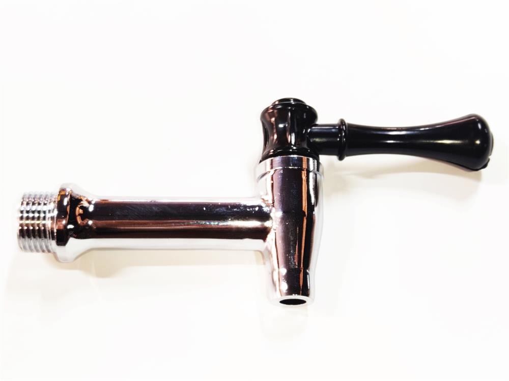 1/2 arka diş çevirmeli göstergesiz kahveci teflonlu metal musluk