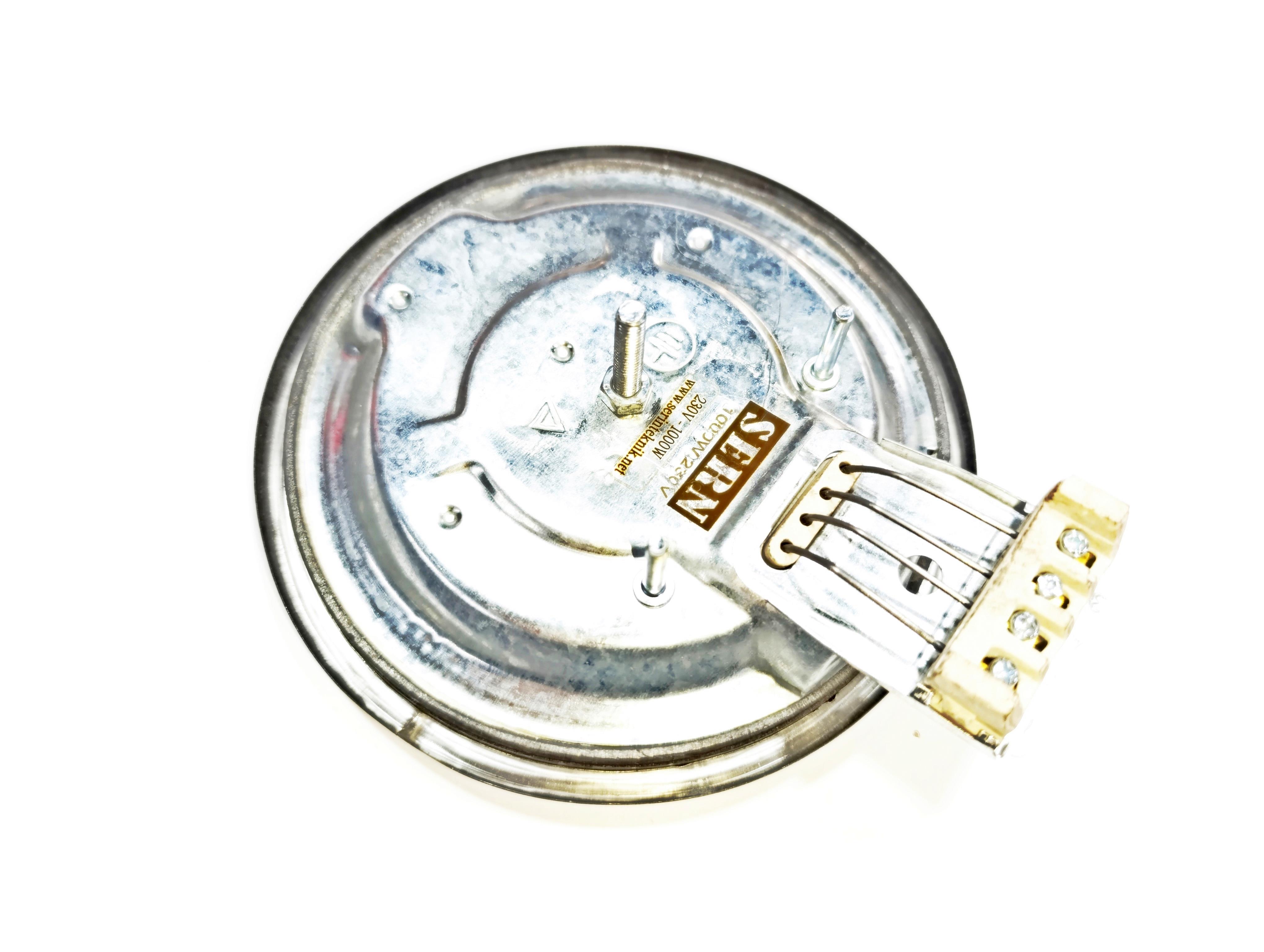 145mm 1000W 230V Rapitli Klemensli Küçük Pleyt Elektrikli Ocak Taşı