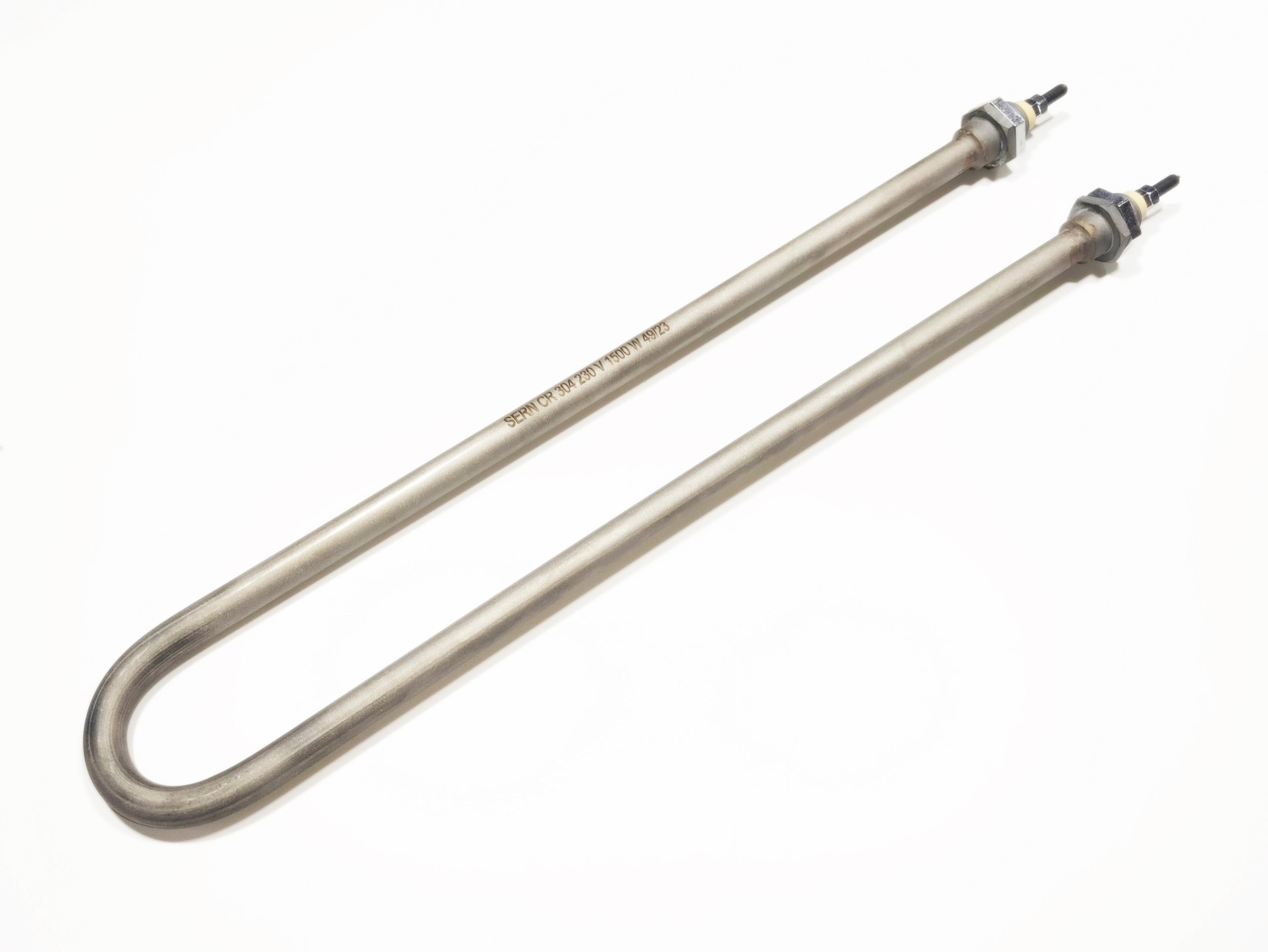1500W 230V CR304 11,5MM 39CM Boru tipi gemi boyler ısıtıcı rezistans  