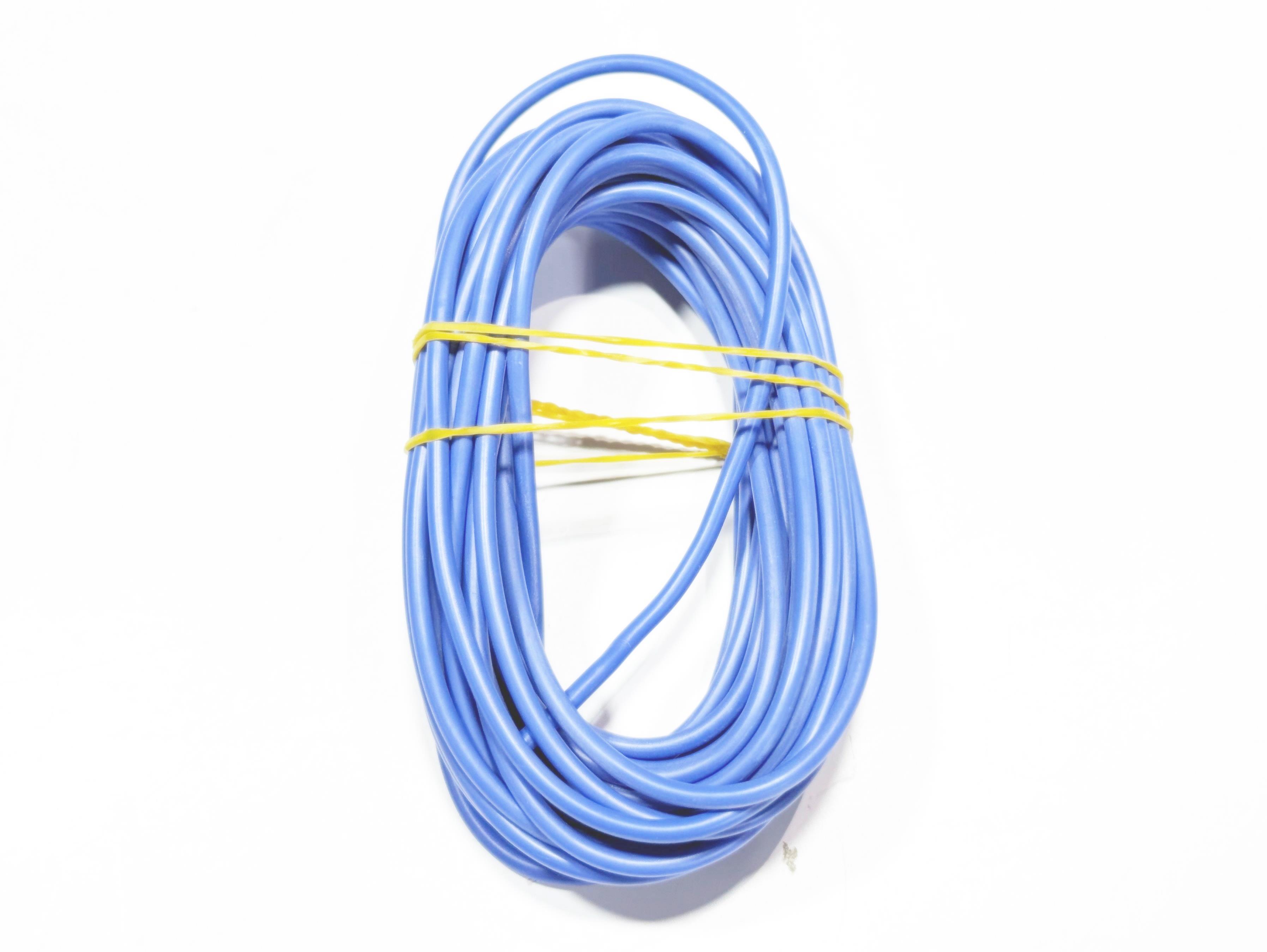 1mm 5metre Yanmaz Silikon Kablo TTR MAVİ Renk